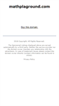 Mobile Screenshot of mathplaground.com