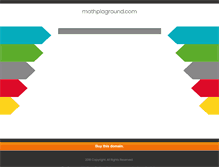 Tablet Screenshot of mathplaground.com